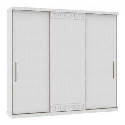 GUARDA-ROUPA ORLANDO C/ 3 PORTAS CINZA