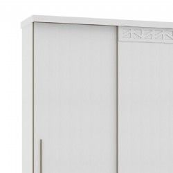 GUARDA-ROUPA ORLANDO C/ 3 PORTAS CINZA